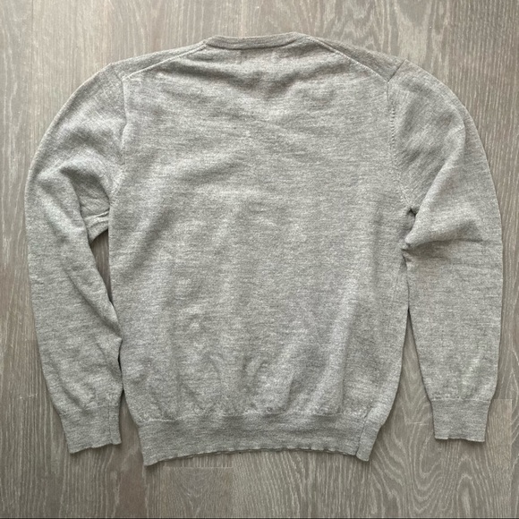 Bonobos Merino Wool Grey Sweater, fits like medium - Picture 5 of 6